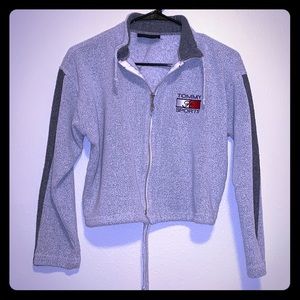 Crop Top Tommy Hilfiger Sports Zip Up Sweatshirt